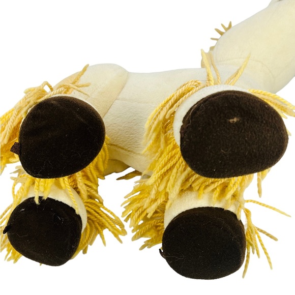 CABBAGE PATCH KIDS PLUSH HORSE PONY CREAM TAN 2005 14” CPK Clydesdale - Picture 5 of 5